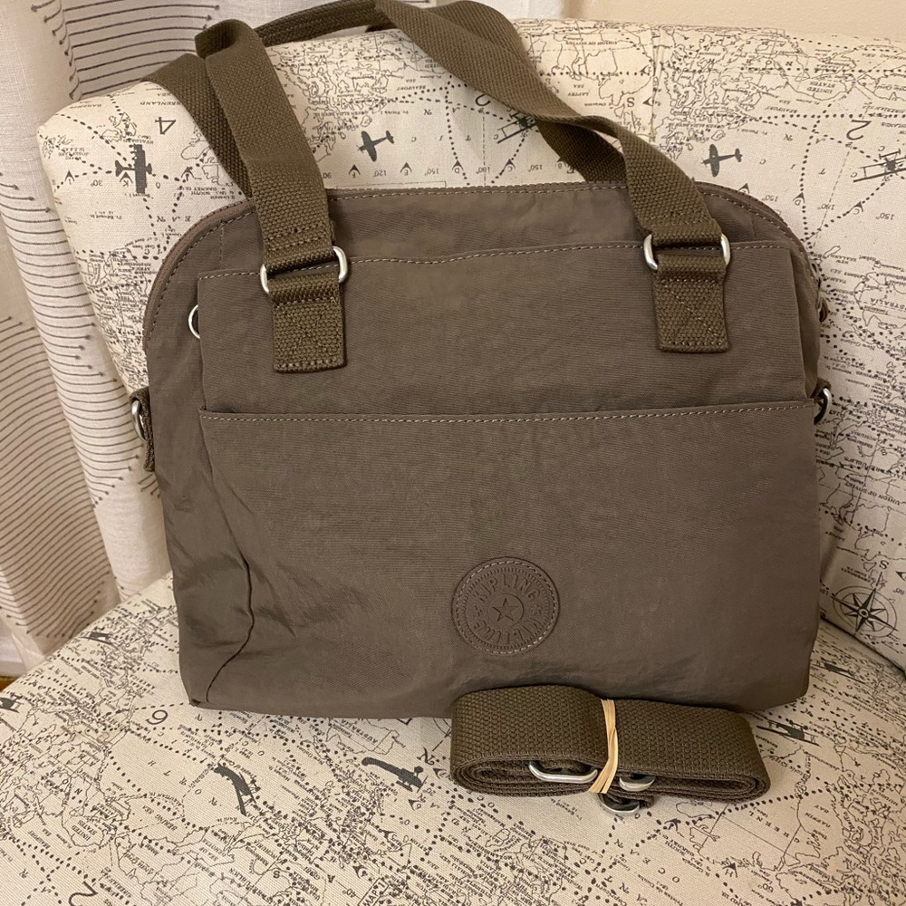 GENUINE Kipling Tote with Crossbody Strap.